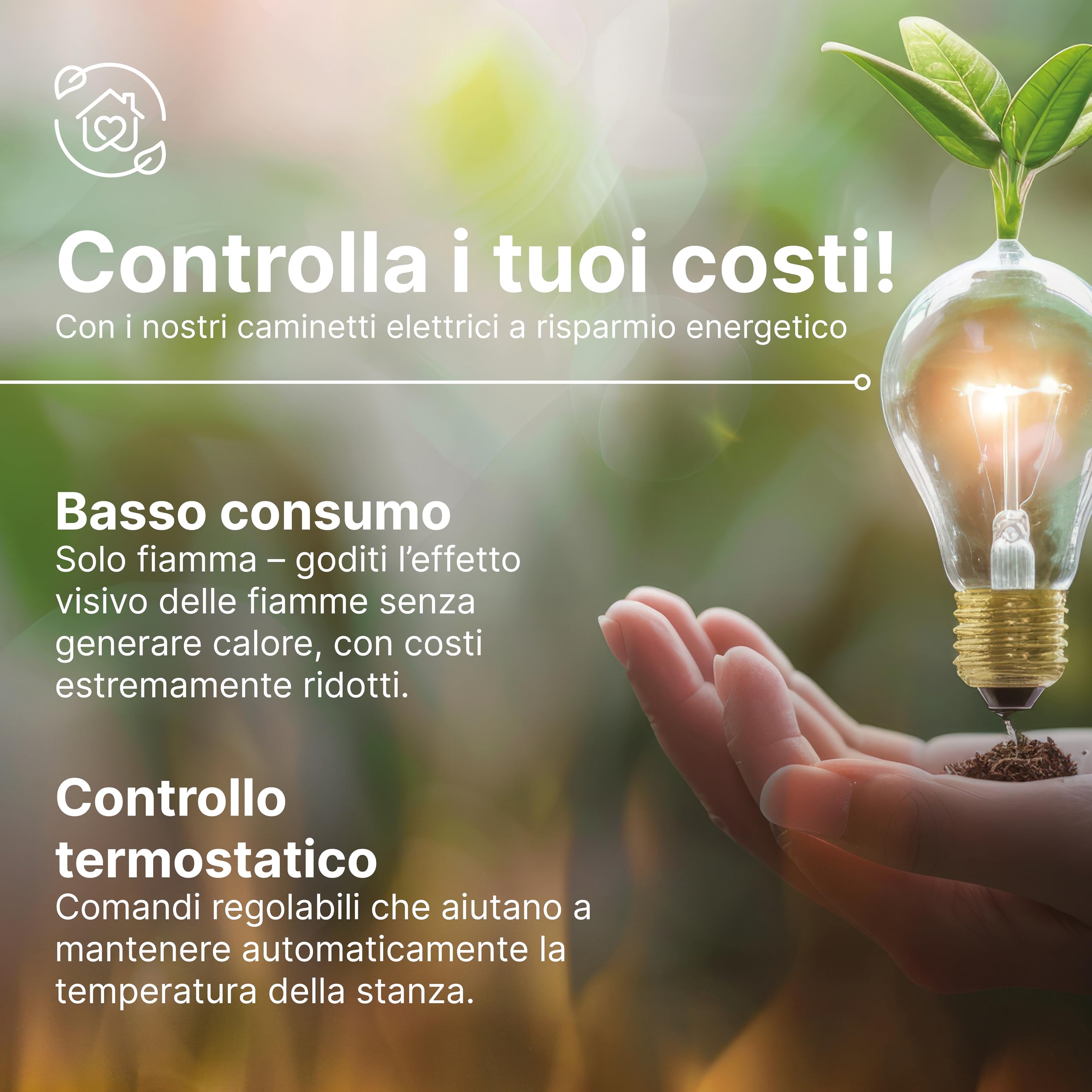 Dimplex Club Caminetto Elettrico Camino Elettrico da Terra con Letto di Ceppi Ardenti e Effetto Fiamma LED Optiflame Camino Finto con Ventilatore Riscaldante da 2 kW Incluso Telecomando