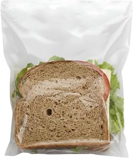 Premium Clear Plastic Flip-Top Sandwich Container - 6.5" x 6" (120 Pc) - Durable & Leakproof Lunch Storage Solution - Perfect for Home, School, or Office