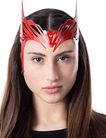 Marvel Scarlet Witch Tiara Wanda Maximoff Costume Crown Headpiece for Women
