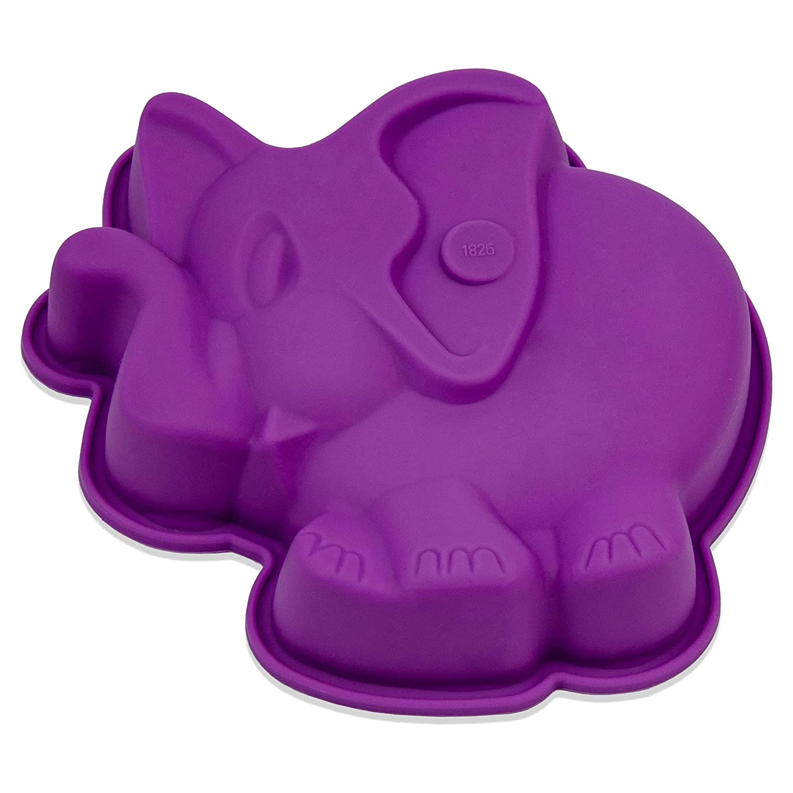 Molde de silicona para tartas con elefante, 15 cm, molde especial para tartas, base para tartas, tartas de cumpleaños, molde para hornear tartas, accesorios para hornear, resistente a la temperatura,