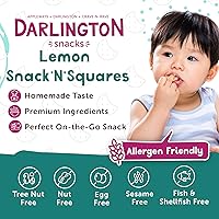 Vista 3 de Darlington Snacks Snacks de limón envueltos individualmente, 1.2 onzas de galletas de limón para el desayuno, cuadrados suaves, fabricados