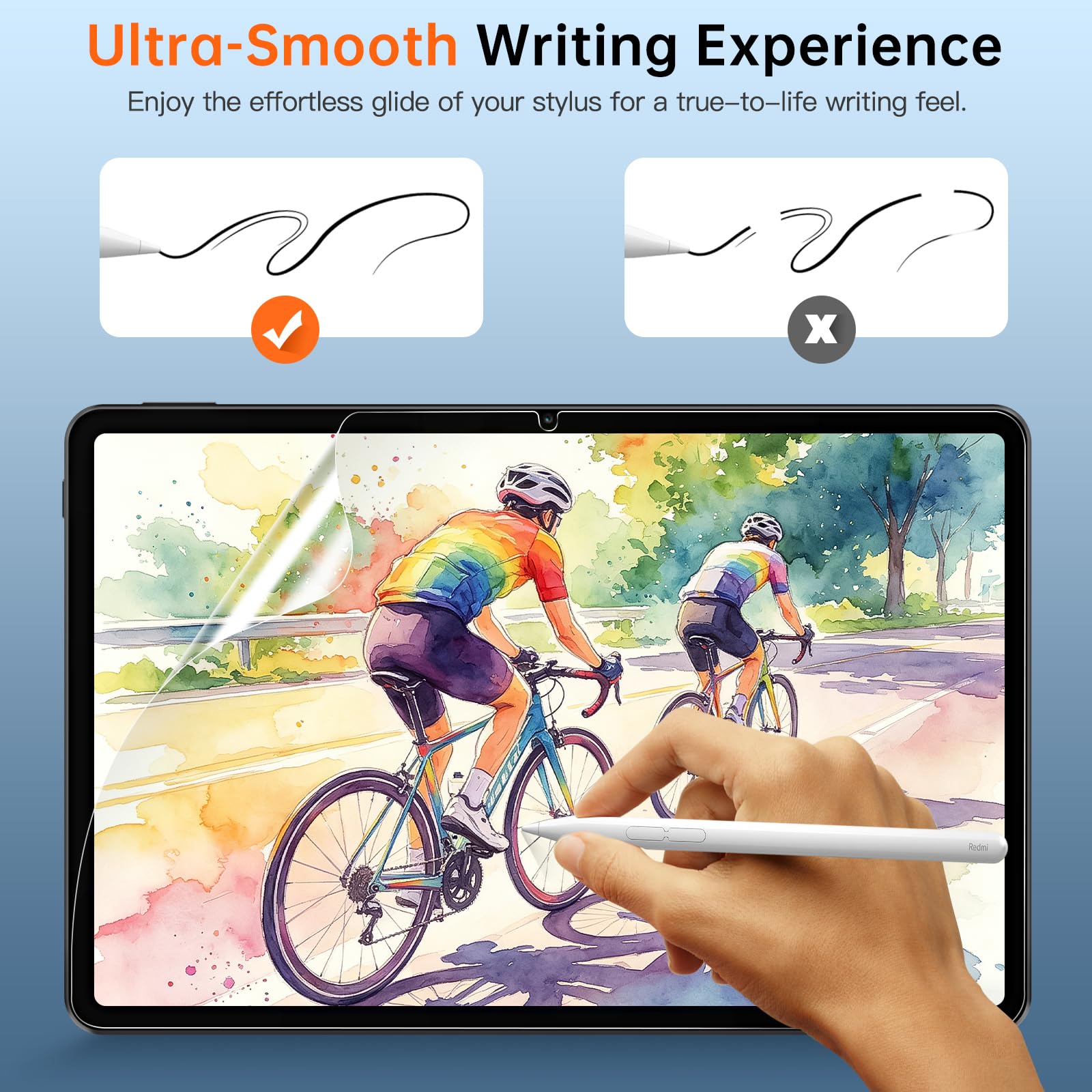 TiMOVO Pellicola Opaca per Xiaomi Redmi Pad 2 Pro 12,1 Pollici 2 Pezzi, Scrivi e Disegna come su Carta, Antigraffio Antiriflesso