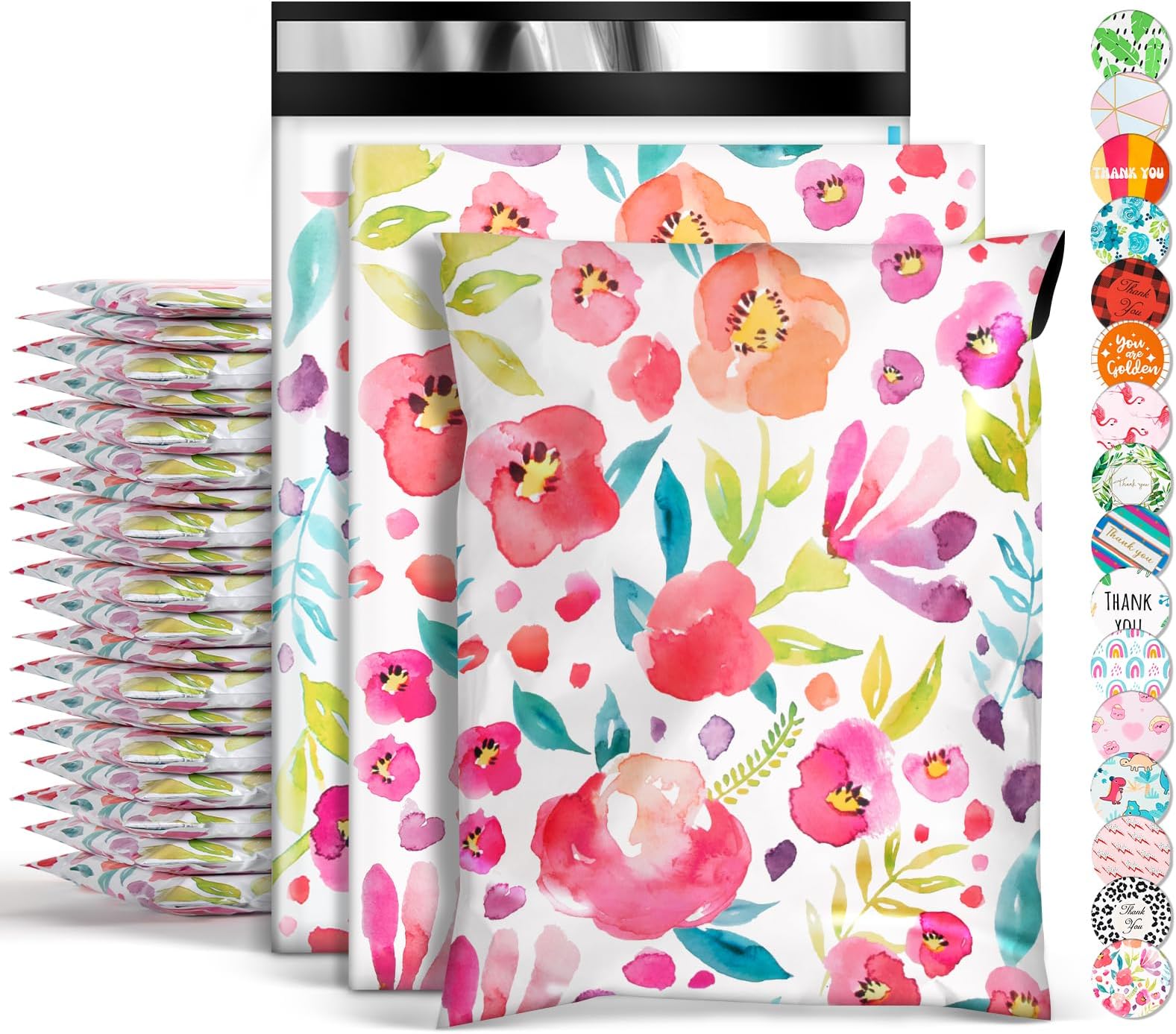 Oududianzi Poly Mailers 10x13, 100PCS Shipping Bags, Self-Seal Mailing Bags, Mailers Poly Bags, Polymailers Packaging Bags for Online Small Bussiness and Retail Stores