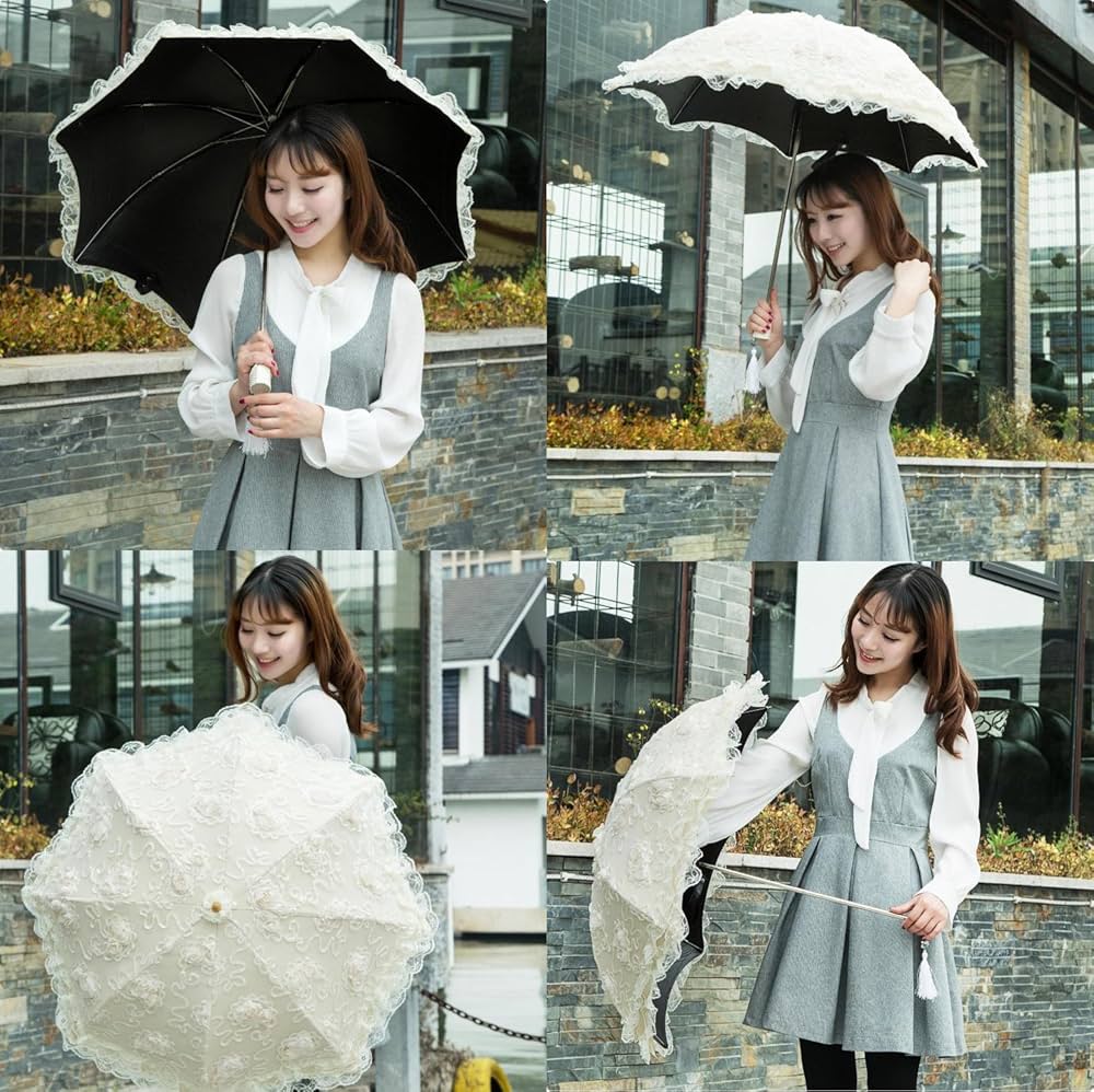 【新品未使用タグ付き日本製 高級レース 晴雨兼用パラソル（UVカット加工・ 楽天市場】【限定セール！】【東レ サマーシールド