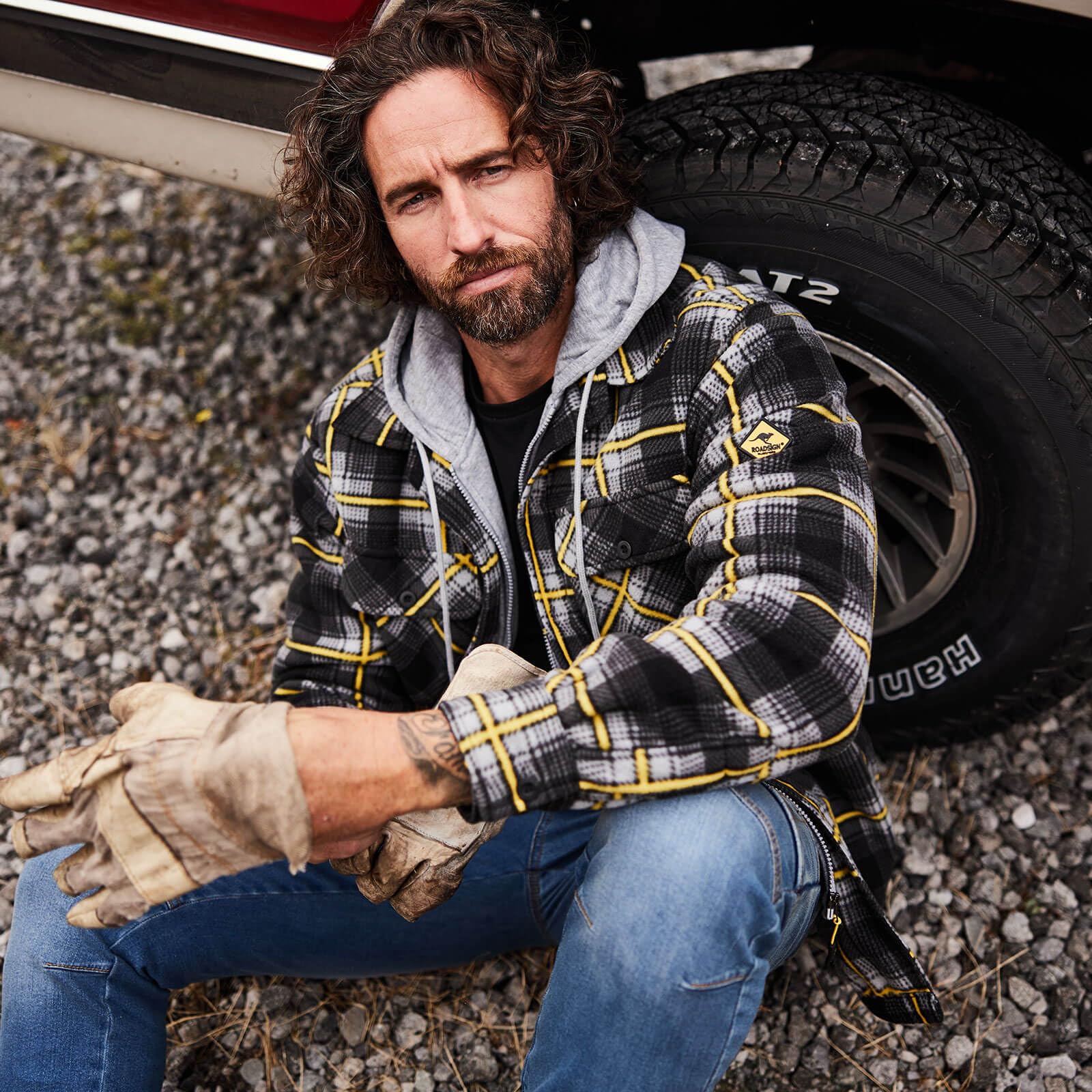 TERRAX WORKWEAR Camisa térmica con forro polar bereber
