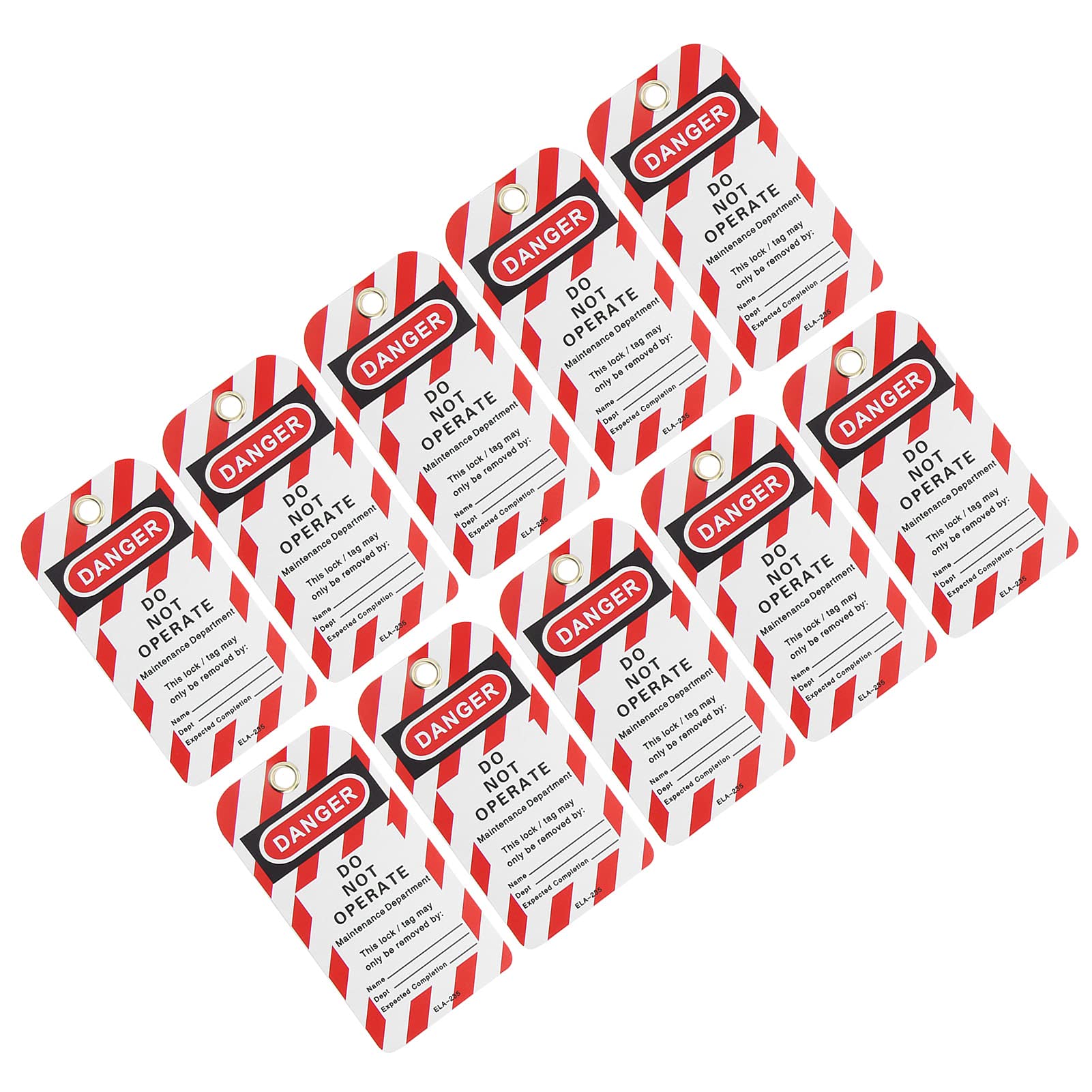 Lockout Tag, Security Label Lockout Tagout for Factory for Employees ...