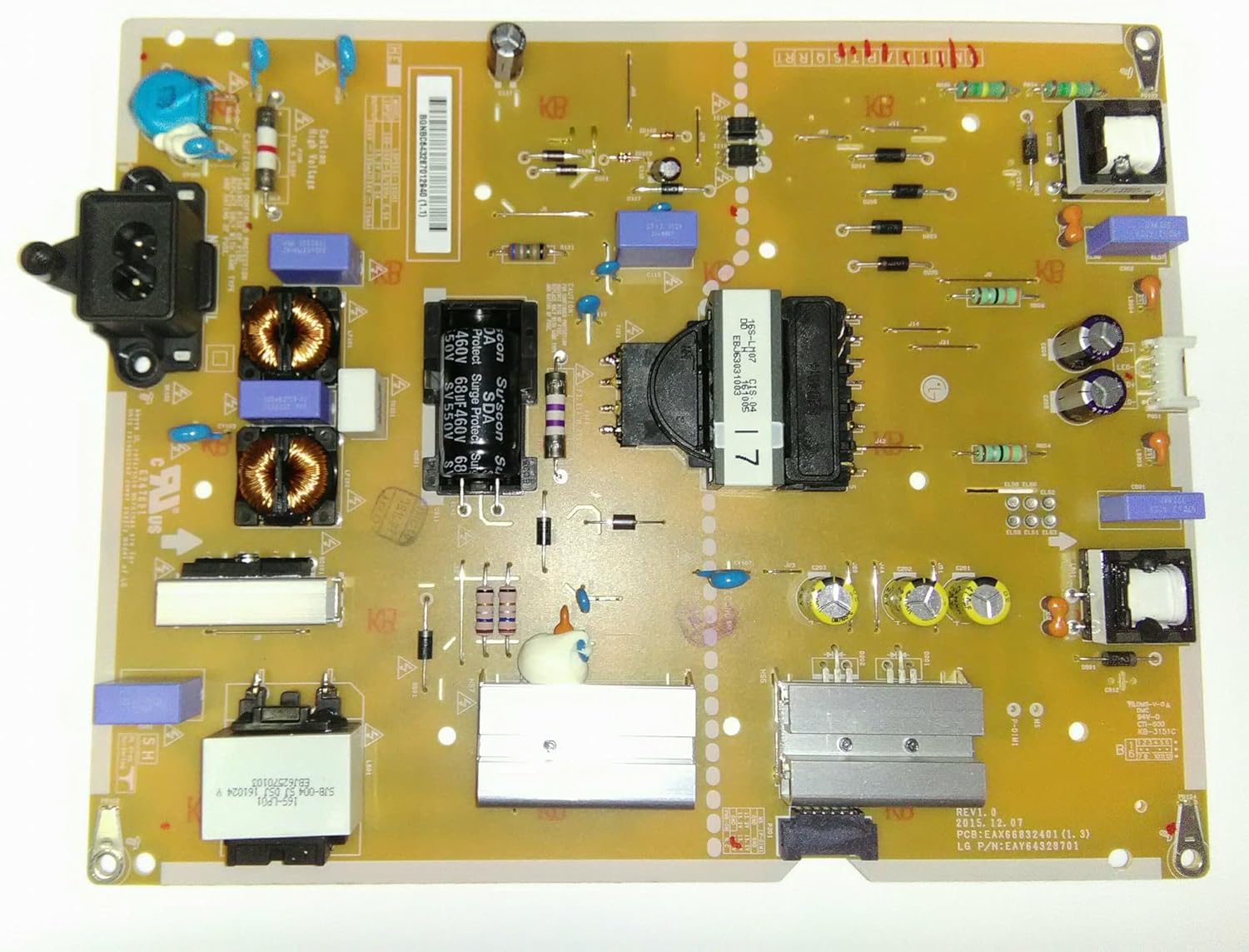LG 55LH575AUE POWER SUPPLY BOARD EAY64328701 EAX66832401(1