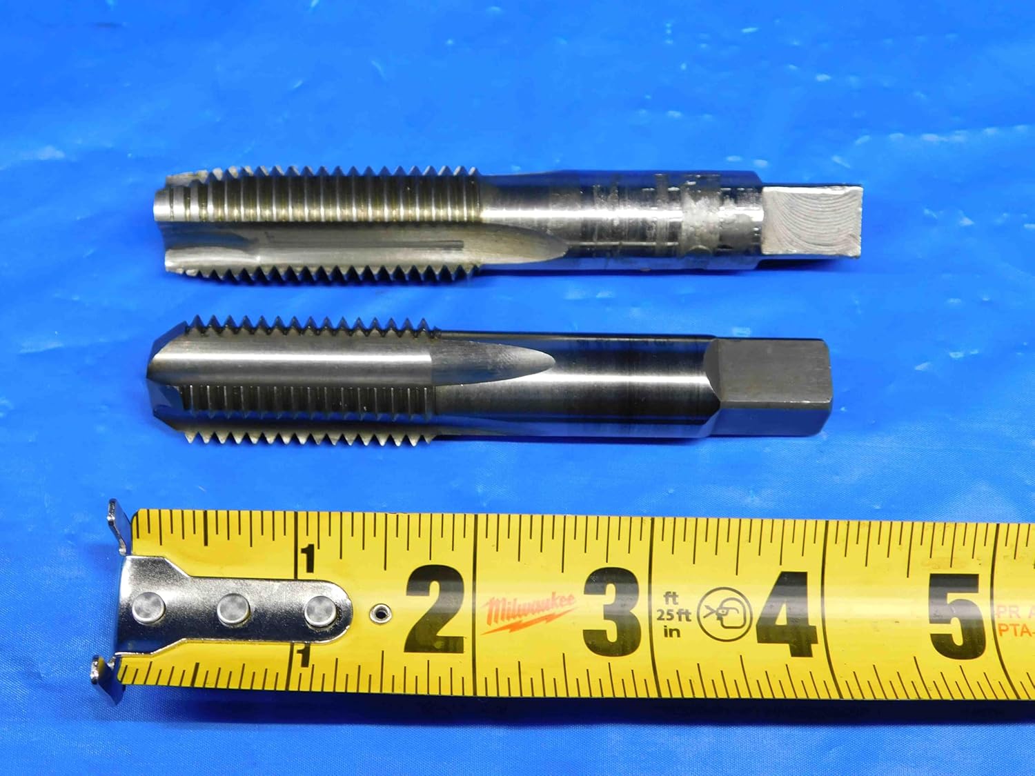 M & J Tooling LLC 2 PCS GTD M20 X 2.5 GD7 HSS Spiral Point/Bottoming TAP 3, 4 Straight Flute 20 - BR3664AY3