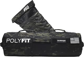 Polyfit Workout Sandbag Pro - Exact Sizing with Triple Closure Filler Bag