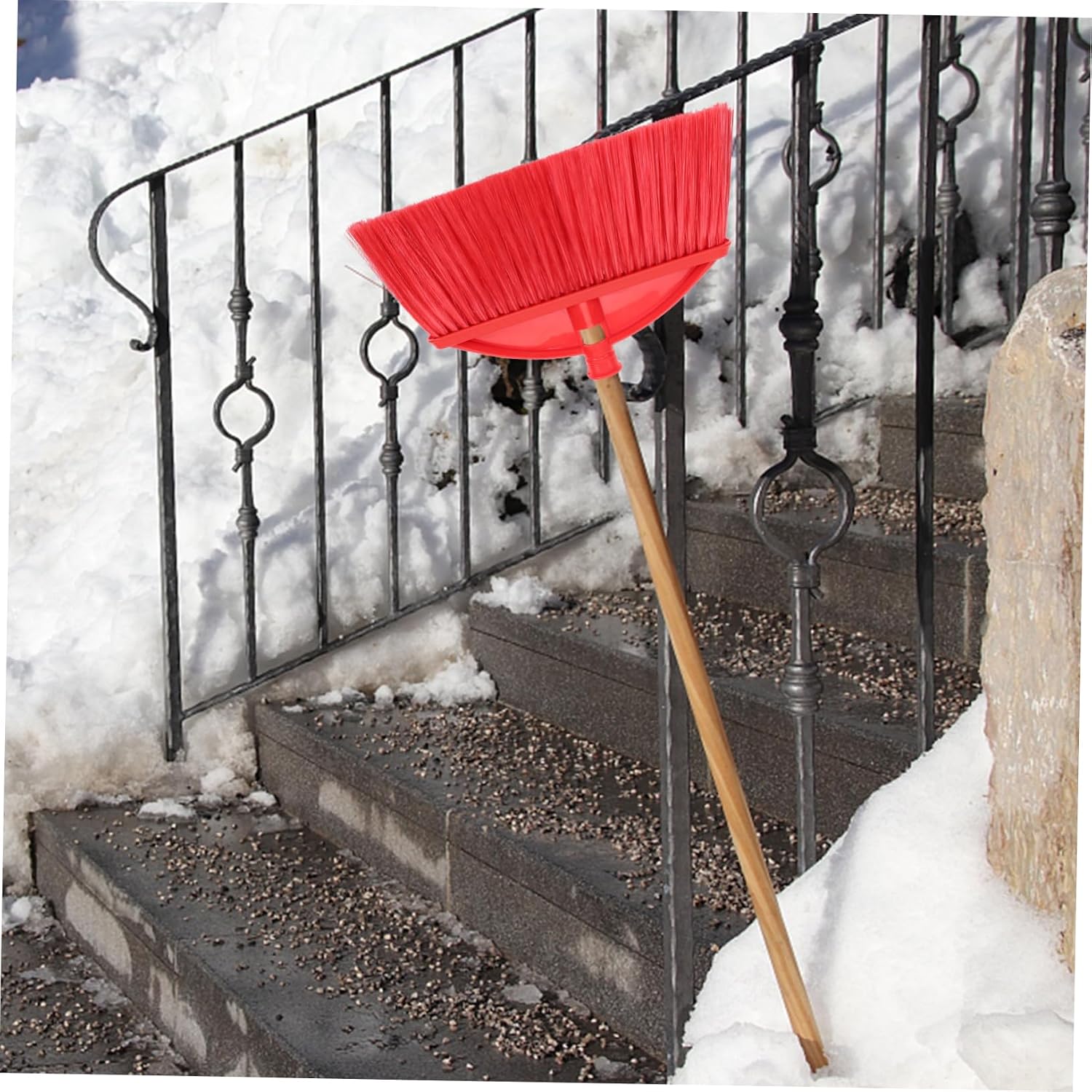 Generic Household Broom Replacement Part Durable Plastic Sweeper Head for Home and Kitchen Use Easy to Clean with Flexible Bristles for Indoor and Outdoor Sweeping Tasks