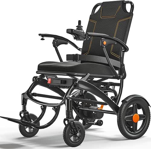 Foldable Electric Wheelchair for Adults, 500W High Power Electric Wheelchair,