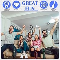 Vista 5 de 6 cencerros de 10 pulgadas con asa, campanas de animación para eventos deportivos, grandes ruidos, cencerros fuertes a granel para juegos de fútbol