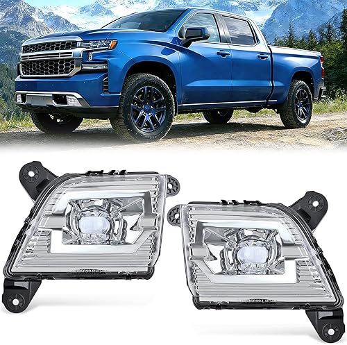 Nilight Conjunto de luz antiniebla compatible con Chevrolet Silverado 1500 2020-2023 Chevy Silverado 2500HD 3500HD 3500HD 3500HD 2019 2020-2023,