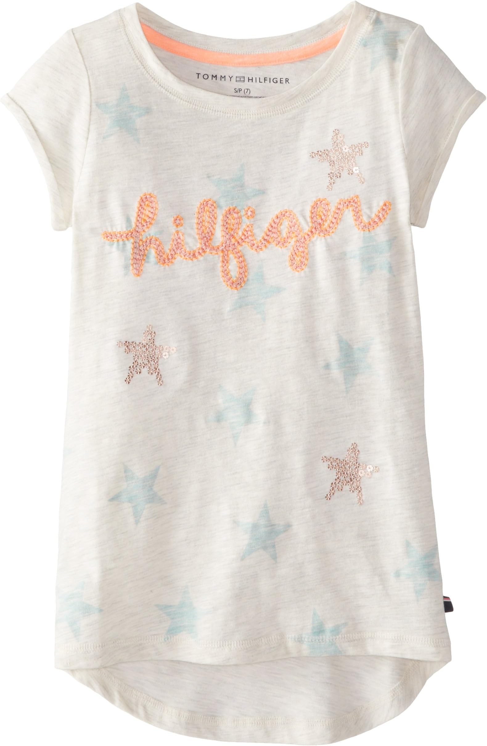 Tommy Hilfiger Girls' All Over Star Embellished Top