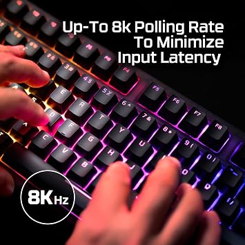 HyperX Origins 2 1800 Gaming Keyboard, PC, Swappable Housing, Hotswap Switches, High Profile, 1800 Layout, 8k Polling, Adjustable Angle, Mechanical Switches