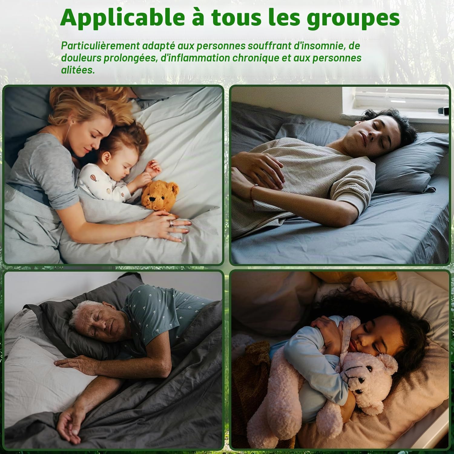 RIQINXIN Drap-Tapis de Mise à la Terre Grounding Sheet 10% Fibre d'argent & 90% Coton Bio - pour Un Environnement de Sommeil Haut de Gamme Béige (158x200cm)
