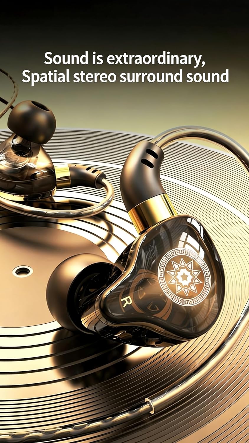 Maine A Compact Ear-Hook Style Sports Headset with Built-in bass Unit, Wired Connection, and Microphone. 3.5mm Universal Model. Available for Wholesale Sales. (10)