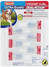Hartz UltraGuard Dual Action Flea & Tick Topical Dogs & Puppies Treatment & Prevention, 6 Months, 15-30 lbs