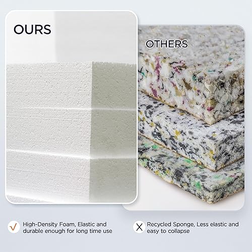 Miniatura 9 de Yaheetech Taburete redondo para encimera de cocina, taburetes de bar con patas doradas, asiento tapizado de terciopelo para cocina/comedor, gris,