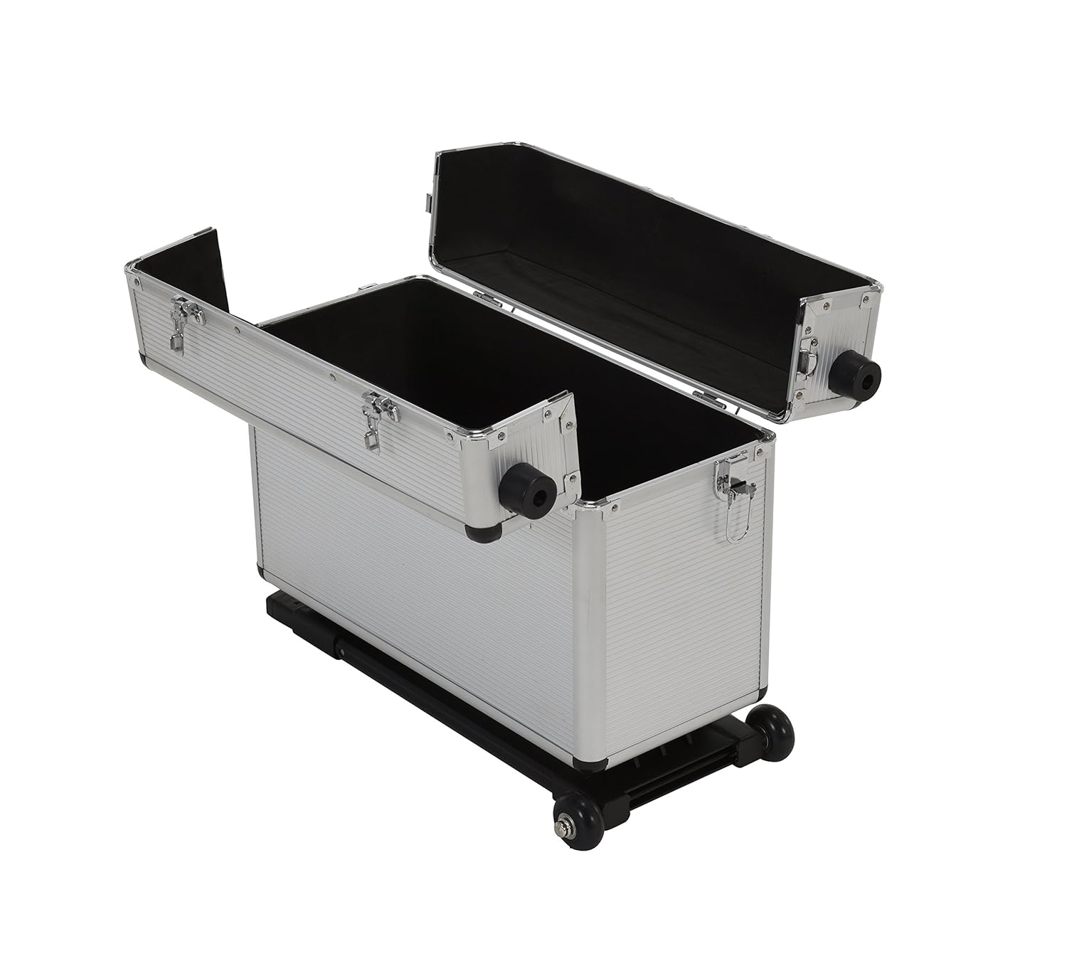 Vestil CASE-EH Aluminum Frame Case with Trolley 19 In. x 10 In. x 14 In. Silver