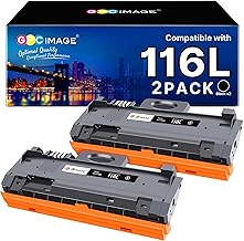 GPC IMAGE D116L Compatible Toner Cartridge Replacement for Samsung MLT-D116L Toner for Xpress SL M2835DW M2675FN M2885FW M2825ND M2625D M2875FD M2875FW M2825DW M2675 M2825 M2875 M2885 Black, Pack of 2