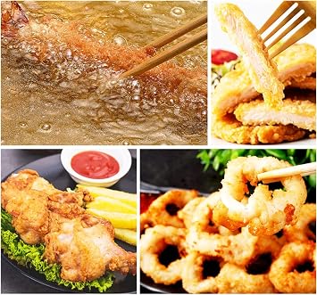 Electric Deep Fat Fryer, Frying Machine, Deep Fryer Polished Stainless Steel Tank Chip Fryers for Home and Commercial, Easy Clean, Large Electric Fryer for French Fries Chicken SHR,25L