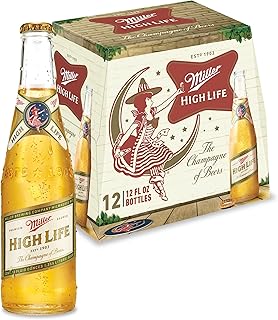 Miller High Life, 12 Pk, 12 Fl Oz Bottles, 4.6% Abv
