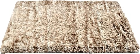 Bobby Poilu - Materassino per Cani e Gatti Extra soffice in Peluche, Tappetino Cuccia per animali, Lavabile in...
