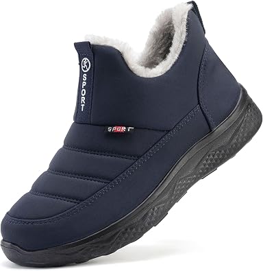 Winter Boots Women's Waterproof Warm Winter Shoes Lined Snow Boots Winter Short Shaft Boots