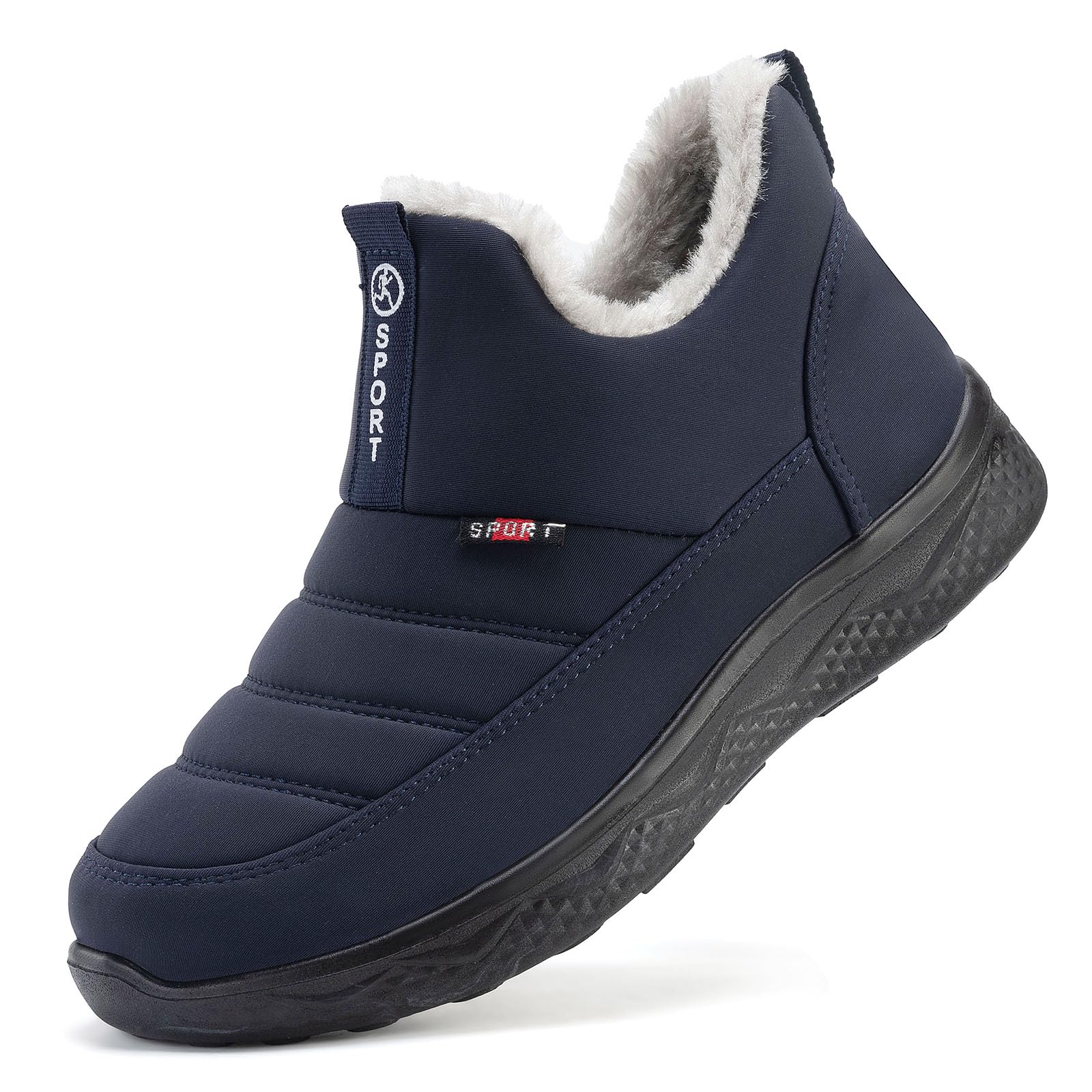 Botas De Nieve Para Mujer Invierno Calientes Piel Forradas Zapatos Outdoor De Trabajo Formal Calzado Ligero Que Caminan