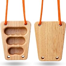 Portable Training Hangboard for Climbing | Multi-Dam Wooden Climbing Board | Increase Your Strength and Endurance on Your Fingers | Improve Your Technique | Climbing Fingerboard | Climbing Dam