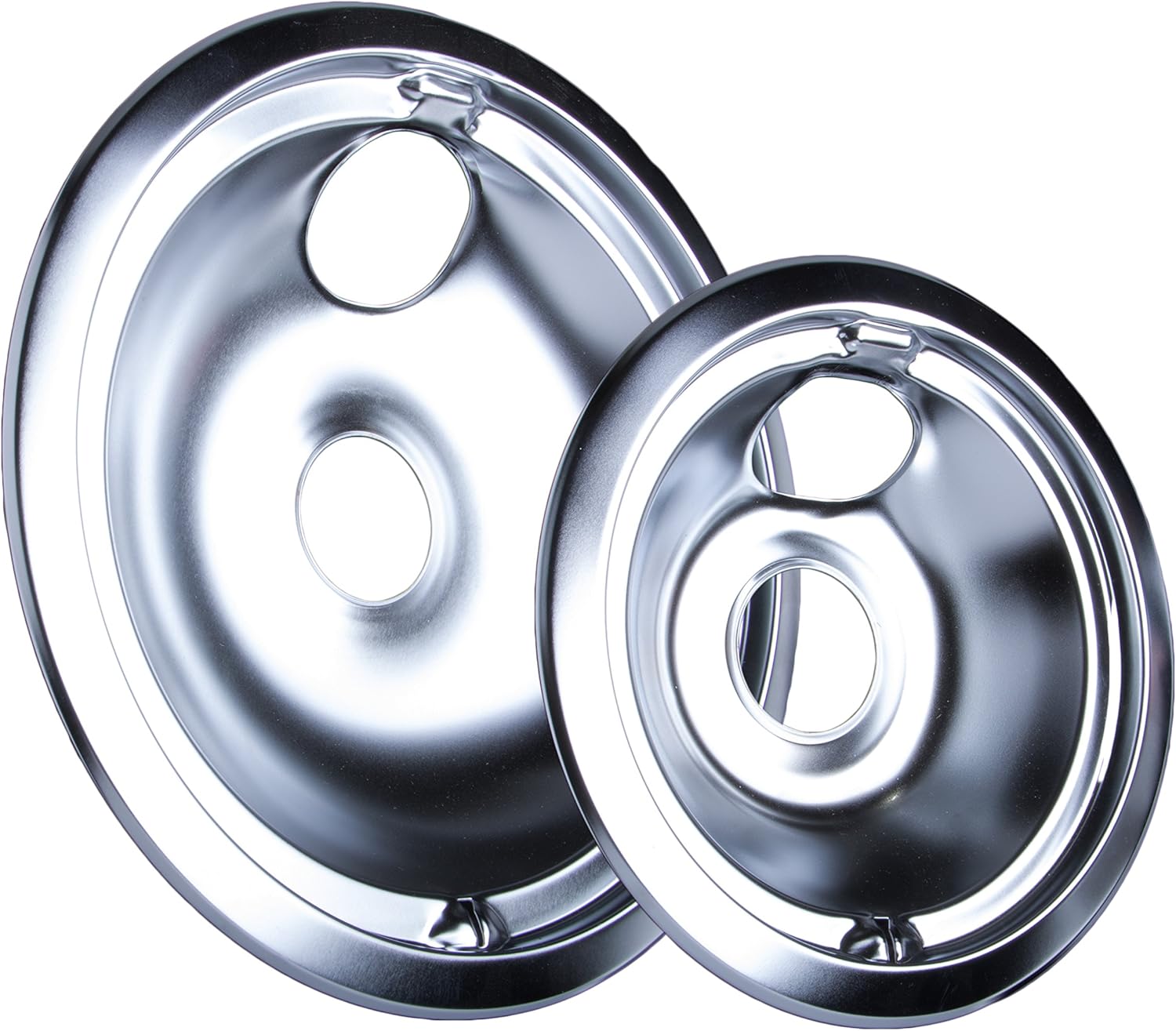 Range Kleen 119204XZ Style B Chrome 4 Pack Drip Bowls 3 Small and 1 Large