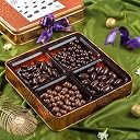 Chokola Cosmos Premium Chocolate Hamper 400g – Dark Chocolate Coated Almonds & Assorted Nuts Dragees | Chocolate Dryfruits Gift Box | Festive Chocolate Gift Box gallery image