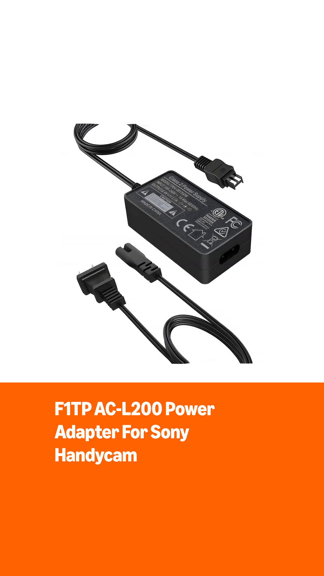 Amazon.com : F1TP AC-L200 AC Power Adapter for Sony Handycam
