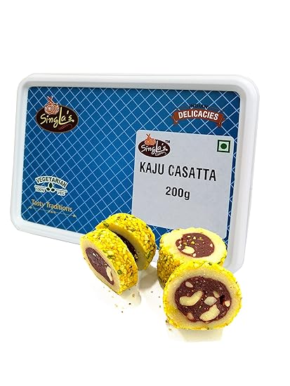 Singla Sweets Kaju Casata Burfi 200g Very Delicious Sweets