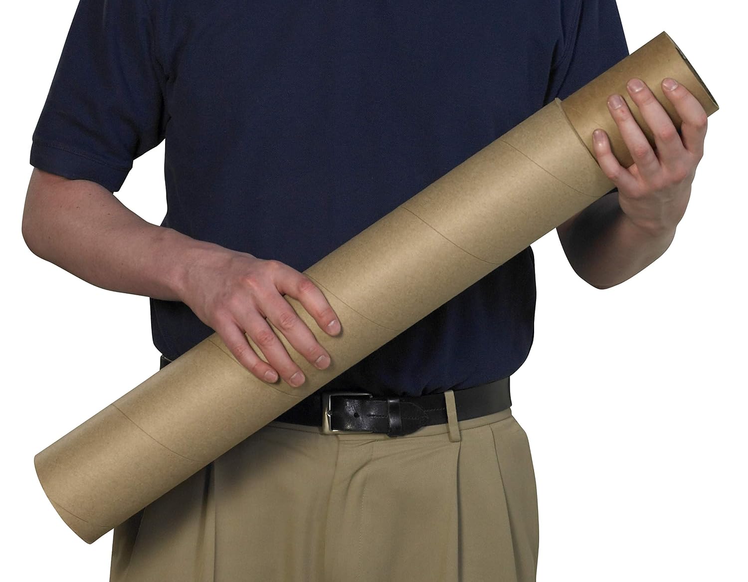 Partners Brand PP47512AT Adjustable Tubes, 4 3/4" x 60-120", Kraft (Pack of 15)