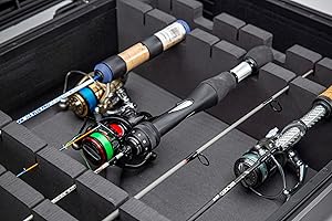 Amazon.com: NANUK Case 990 w/Foam for Ice Fishing Rod, Black