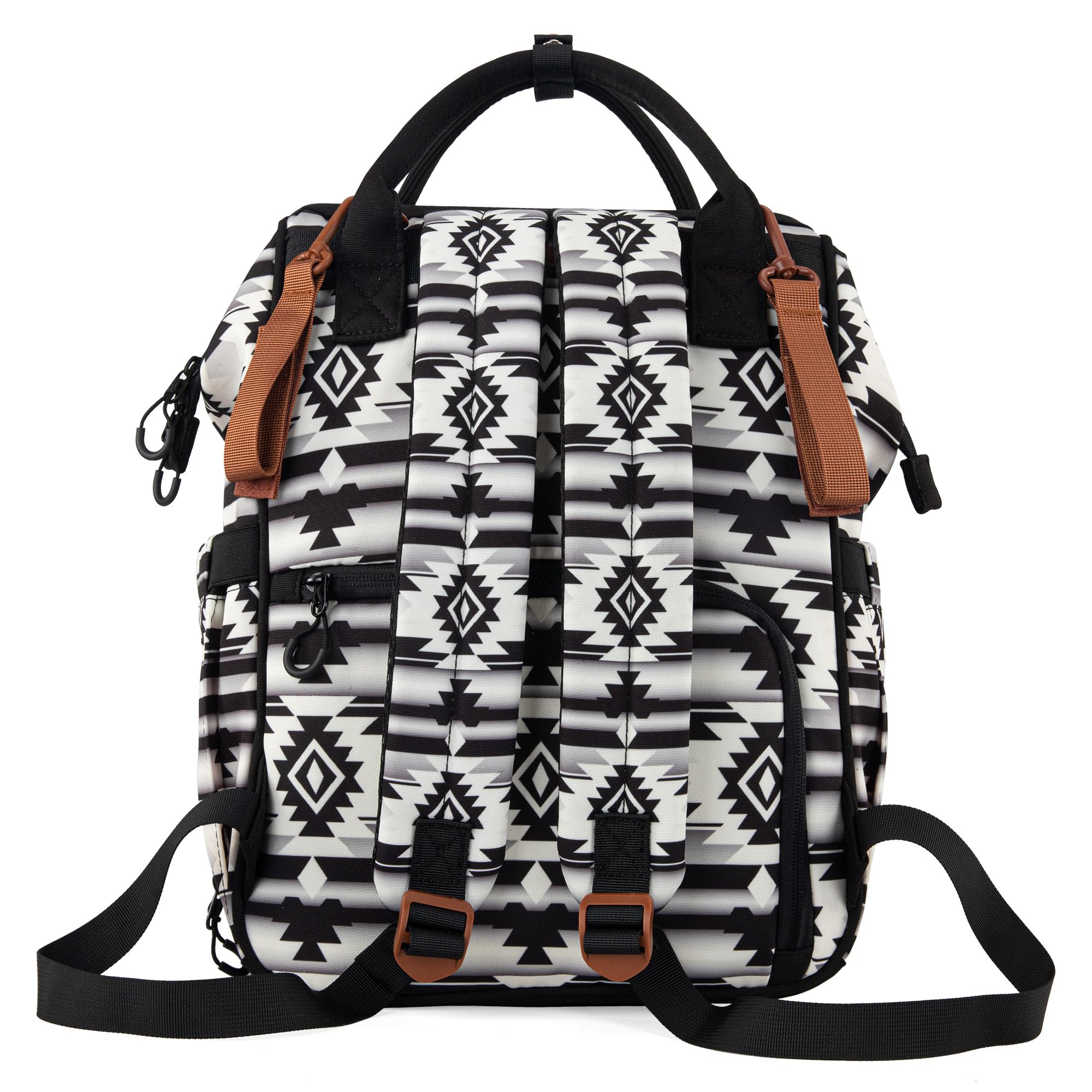 Montana West Wrangler Sac à langer Sac à dos Western Sac à dos pour bébé, Noir, One Size, Standard