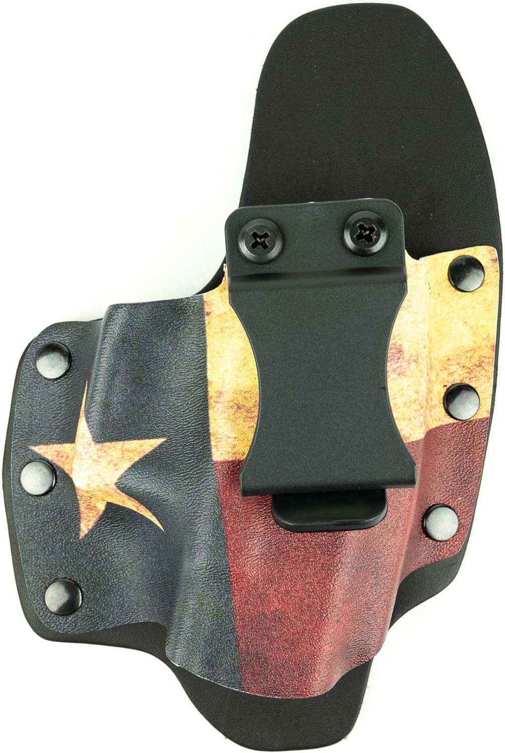 Texas Flag IWB Hybrid Concealed Carry Holsters for More Than 150 Different Handguns. Left & Right Versions Available.