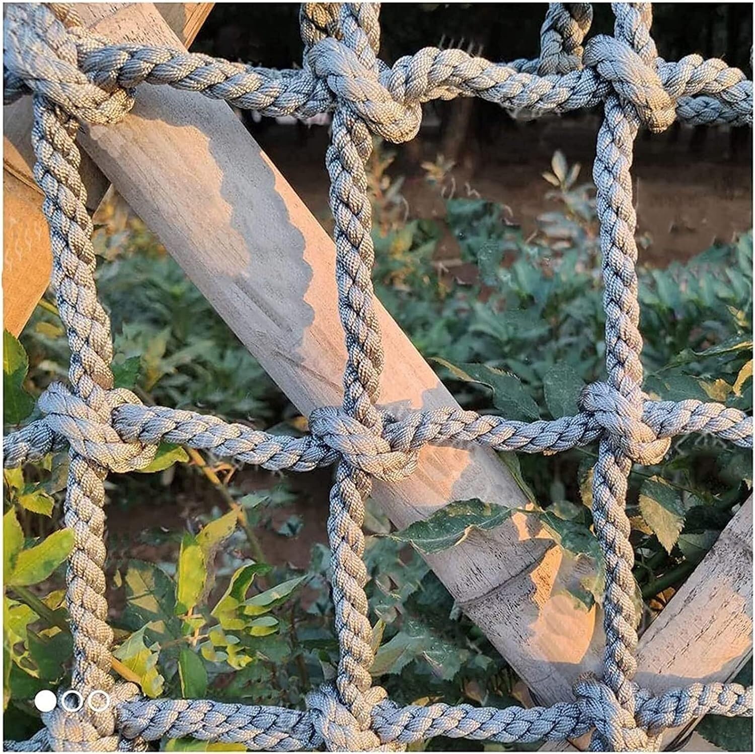 Climbing Net, Cargo Net for Outdoor Playground Sets Accessories, Playground Large Climbing Ladder Net (Size : 1 * 2m(3.3 * 6.6ft))