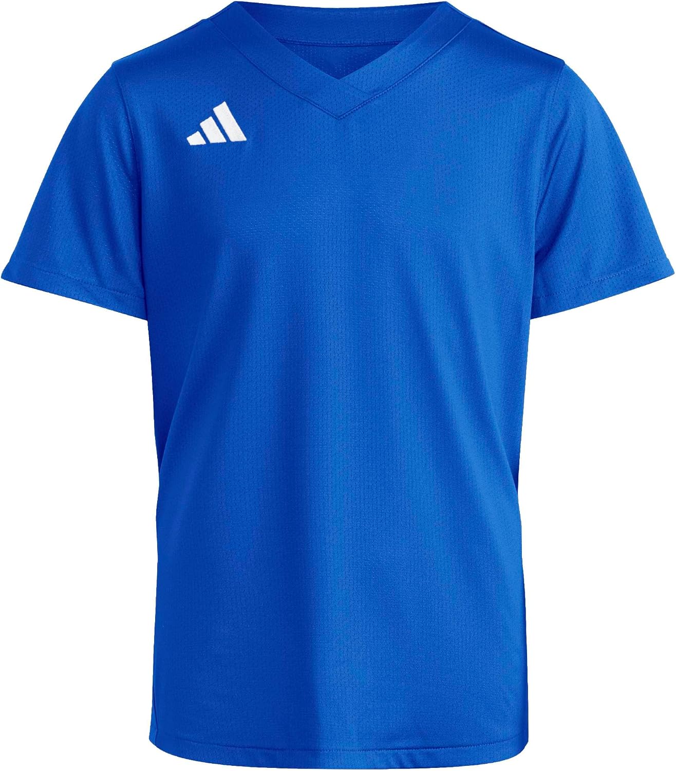 adidas Girls' Instinct V-Neck Jersey - Breathable Comfort for Softball L Royal Blue