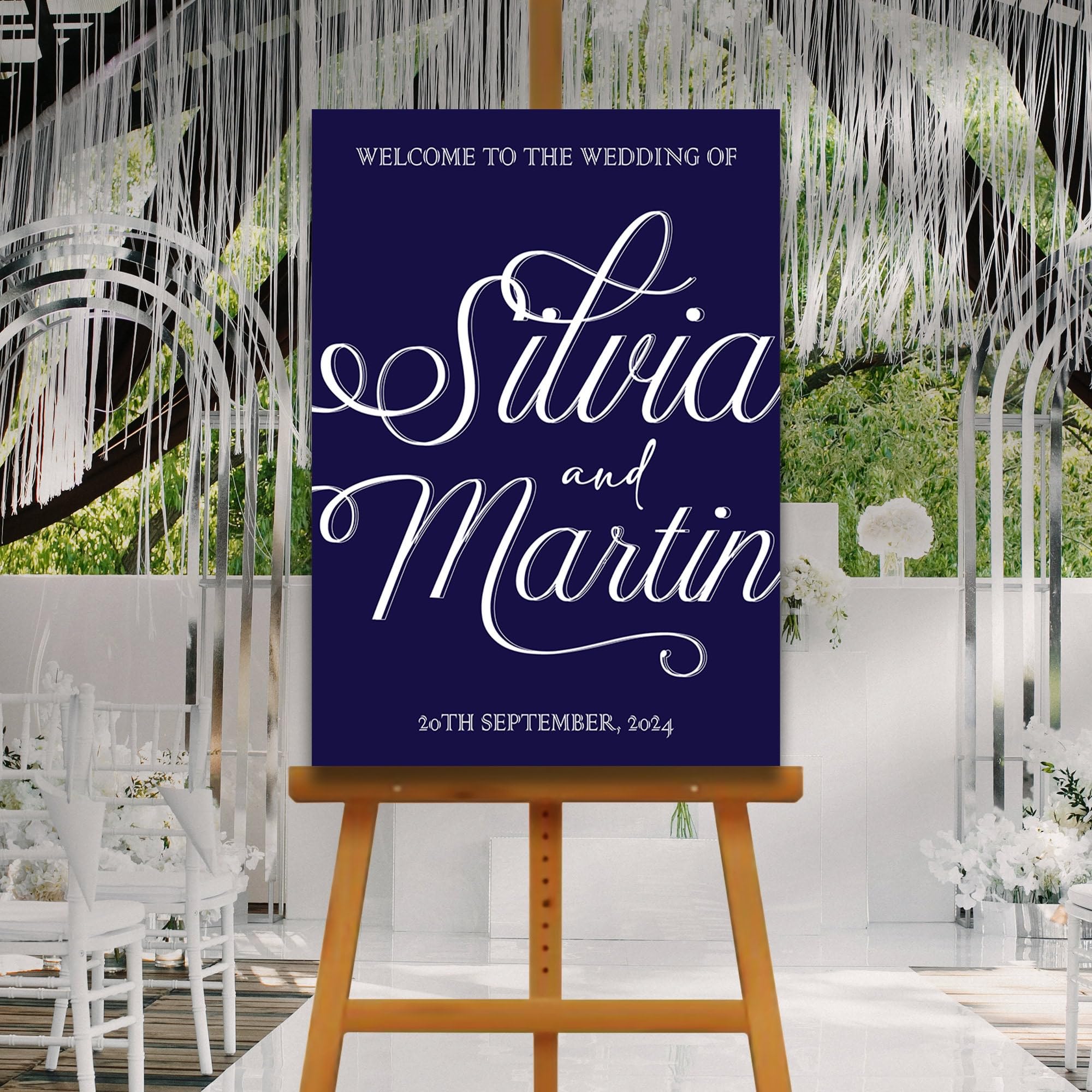 Muted Welcome Wedding Sign, Custom Colours, A1, A2, A3 or A4, Minimalist Wedding Welcome Sign, Modern Welcome Sign, Modern Calligraphy Sign