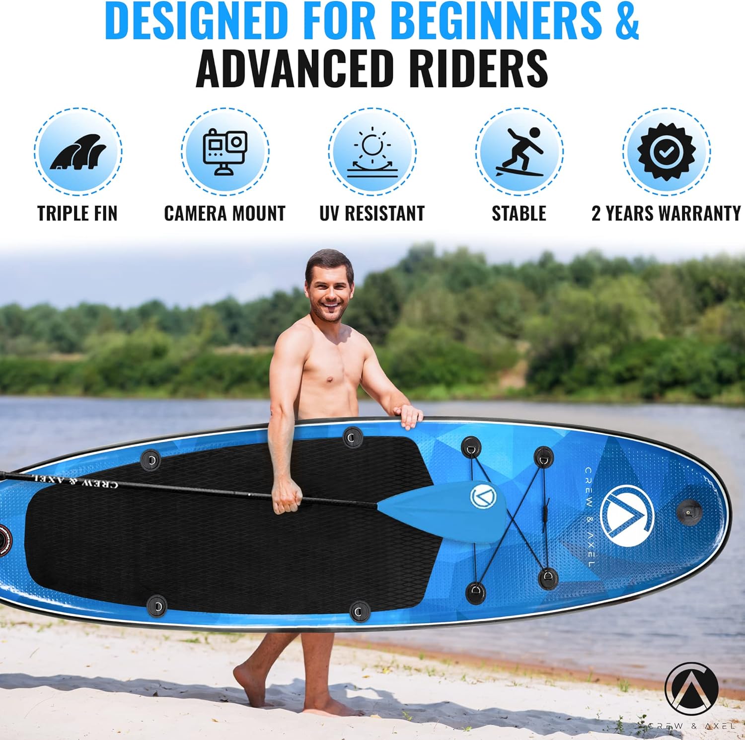 New Inflatable PaddleBoard Set w/pump