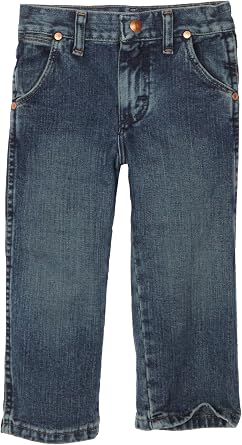Wrangler Boys 13MWZ Cowboy Cut Original Fit Jean, Subtle Worn, 1T
