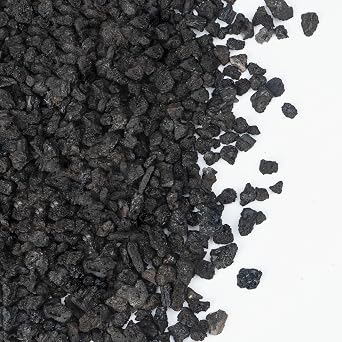 Pulovin 2.5lbs Lava Rocks for Plants, 1/5 Inch Black Gravel for Succulent, Cactus, Bonsai Tree, Pure Volcanic Rocks, Top-Dressing, Good Drainage