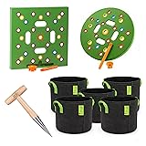 Seeding Square  Seeding Circle  Pokey Planter  5 Gallon Grow Bags Bundle  Complete Planting System for