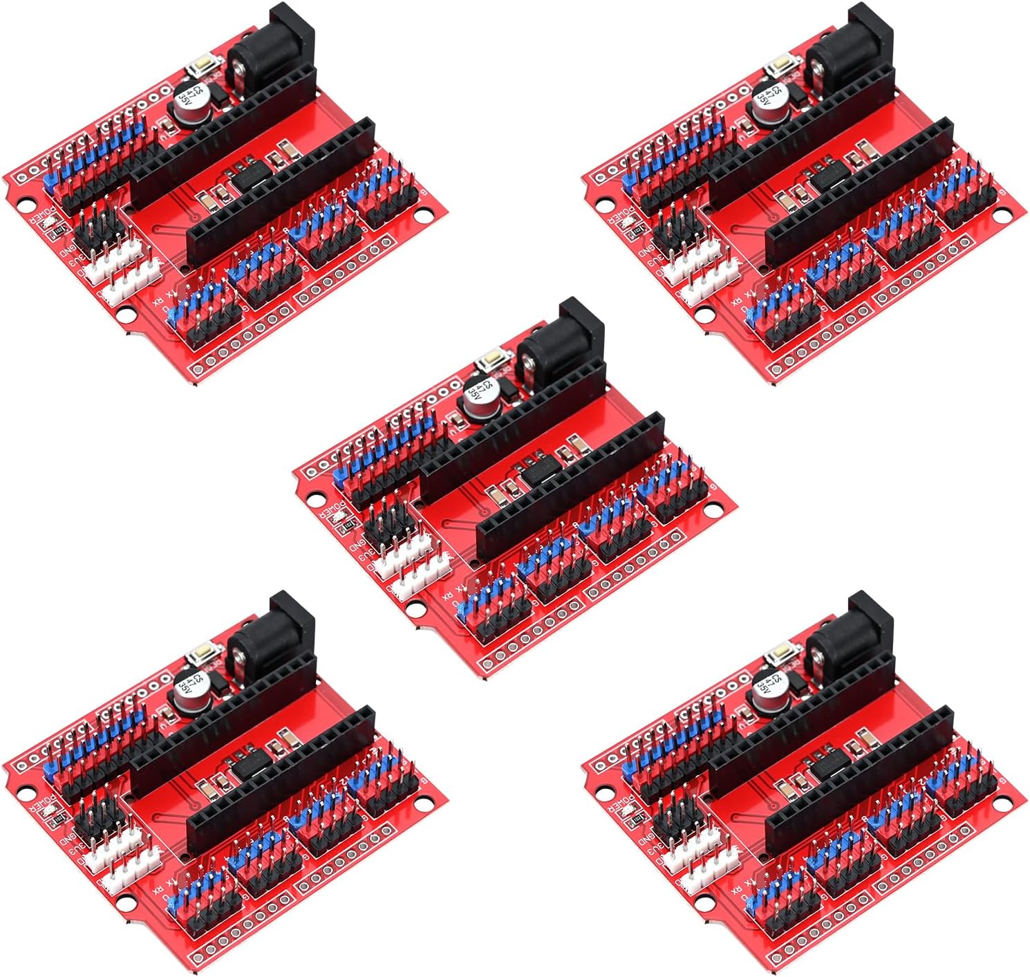 Protector de sensor ampliado Nano UNO I/O para Arduino : Amazon.com.mx ...