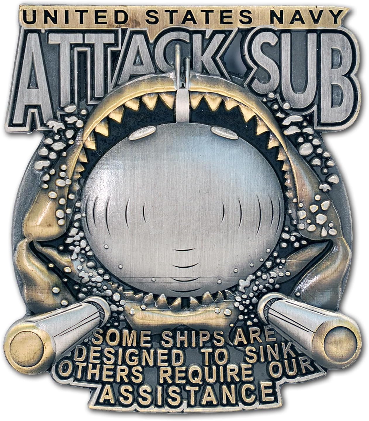 US Navy Attack Submarine Los Angeles Class Veteran Collectible Challenge Coin