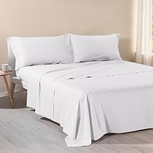 Caleffi - Double Bed Sheets Cotton 180 x 200 cm - Complete Bedding Set with Corners - Soft, Breathable and Hypoallergenic - Bright Colour - Oeko Tex Certified