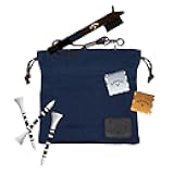 Callaway Heritage Golf Accessories Kit - Features a Premium Club Brush, valuables Pouch, tees and a Gold and Silver Metal Golf Ball Marker